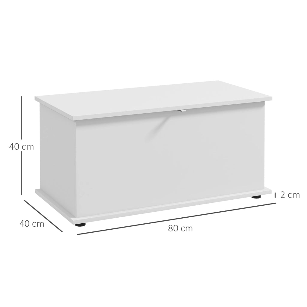 Cassettiera Panca in Legno per Camera e Ingresso ¨C zephmum ¨C Bianco 80x40x40 cm