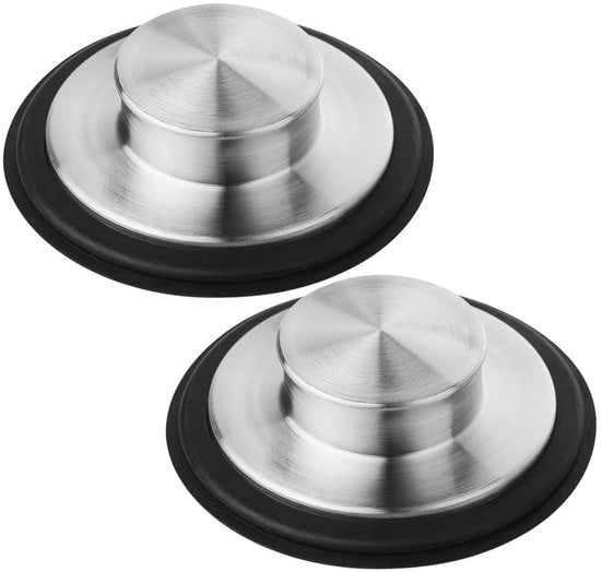 Blocco Flessibile in Acciaio Inossidabile - 2 Pezzi - Antiversting - Adatto per 8CM Scarico - Facile da Installare - Rimovibile - Blocco Scarico Removibile