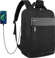 Tas da Portatile con Porta USB e Jack Audio | Borsa da Viaggio per Studenti Universitari | Portatile 156 Pollici Nero