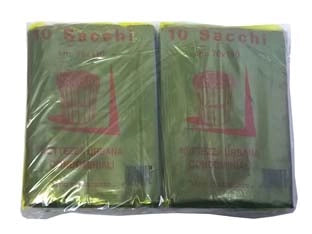 SACCO CONDOMINIALE RINFORZATO NERO PZ.10- - cm.70x110 gr.75 - 10 confezione CP