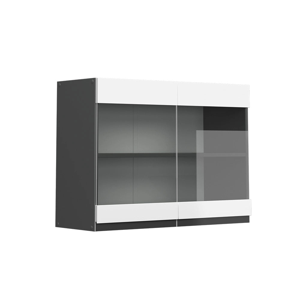Vicco Mobile alto Bianco 80 cm Forma a J