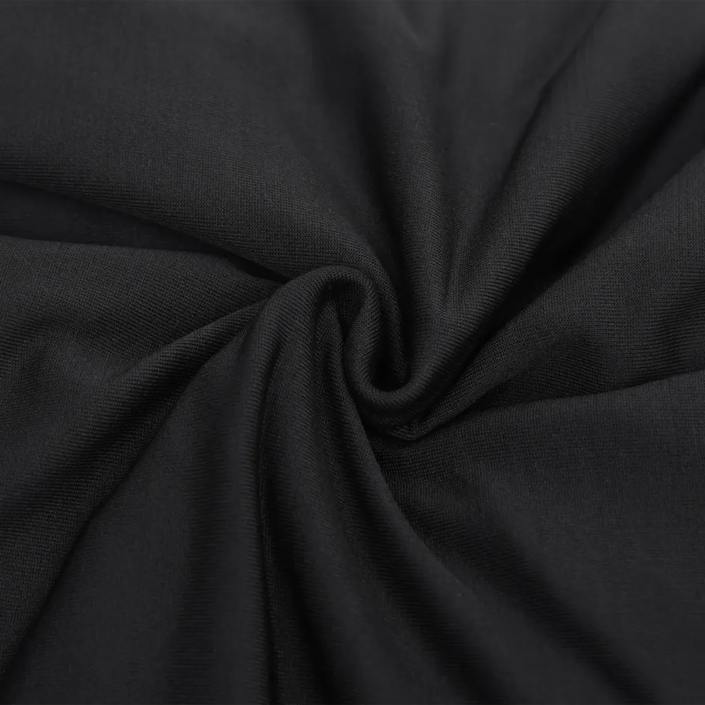Fodera Elasticizzata per Divano 2 Posti Jersey Poliestere Nero 332933