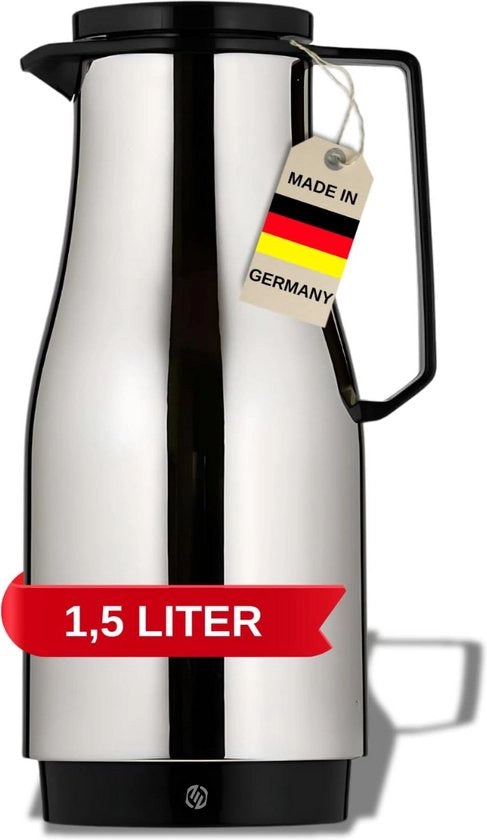 Termos 1,5 Litri - Isolante - Caffettiera - 1,5 Litri - Bevande Calde e Freddi - Caffè, Tè e Bevande Freddi