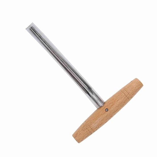 Boeuffattore a cono in legno con impugnatura in acciaio inossidabile - Viole 3/4 e 4/4 - Design ergonomico - Duraturo - Alta velocità - Grande capacità