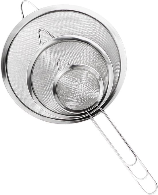 Set di setole in acciaio inossidabile - 3 pezzi - diametri 7/12/18 cm