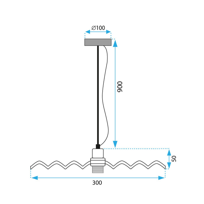 Lampada Da Soffitto APP1454-1CP Old Gold
