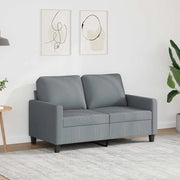 Divano a 2 Posti Grigio Chiaro 120 cm in Tessuto 359155