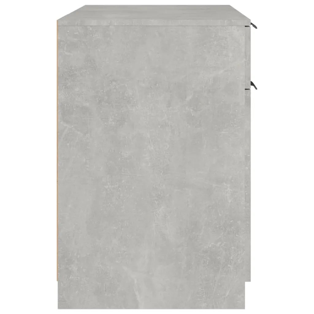 Scrivania Grigio Cemento 100x50x75 cm in Legno Multistrato 811497