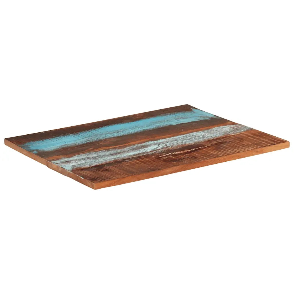 Piano Tavolo Rettangolare 70x90 cm 25-27 mm Legno di Recupero 286061