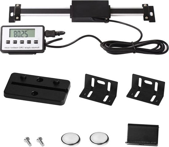 Kit di visualizzazione digitale - set di lettura per estensione - scala lineare con display digitale - scala lineare multifunzionale per torni - fresatrici - lavorazione del legno - 0-150 mm