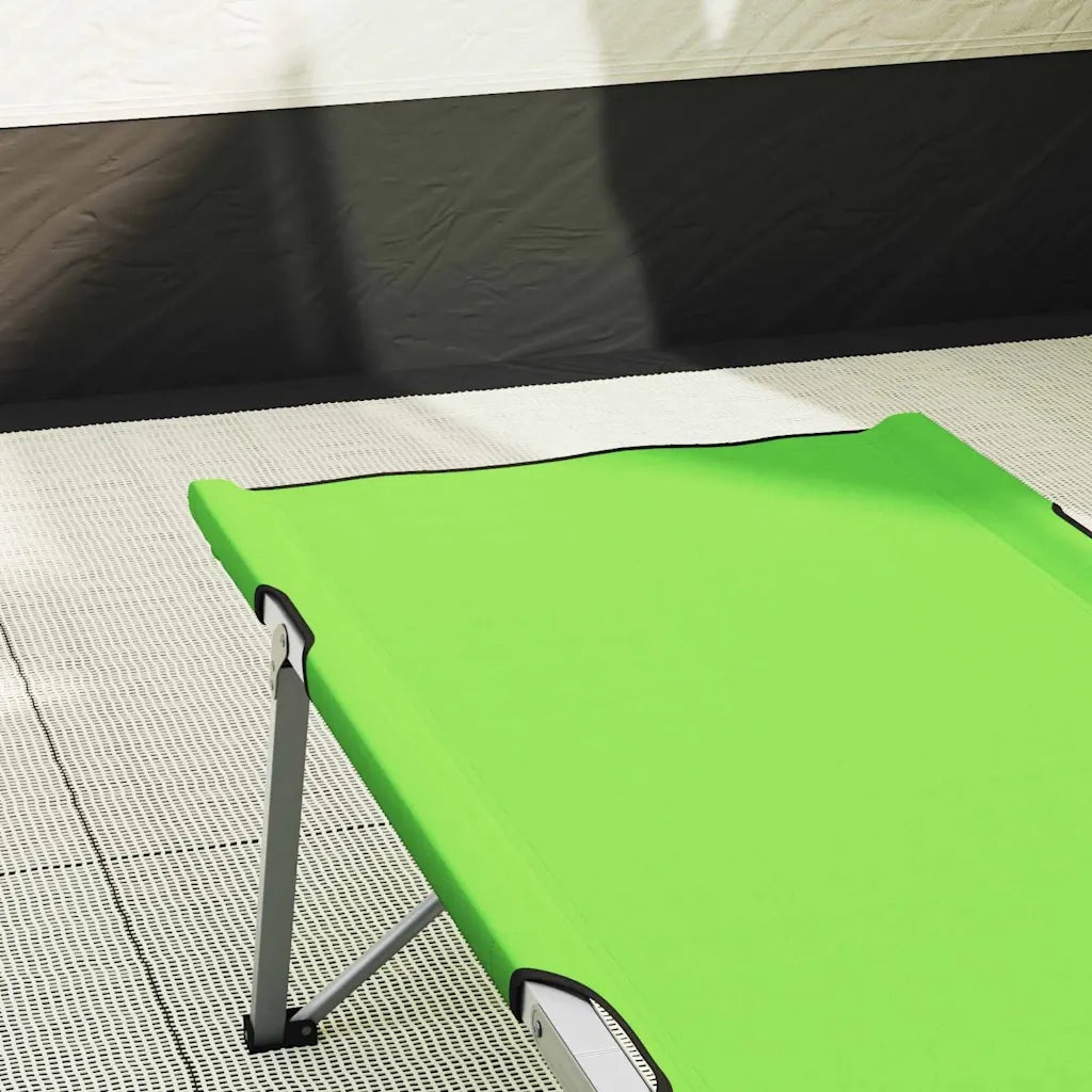 Letto da campeggio pieghevole Verde 194 x 62,5 x 42,5 cm CFW2634616