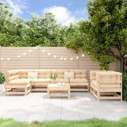 Set Salotto da Giardino 8 pz in Legno Massello di Pinocod mxl 118202