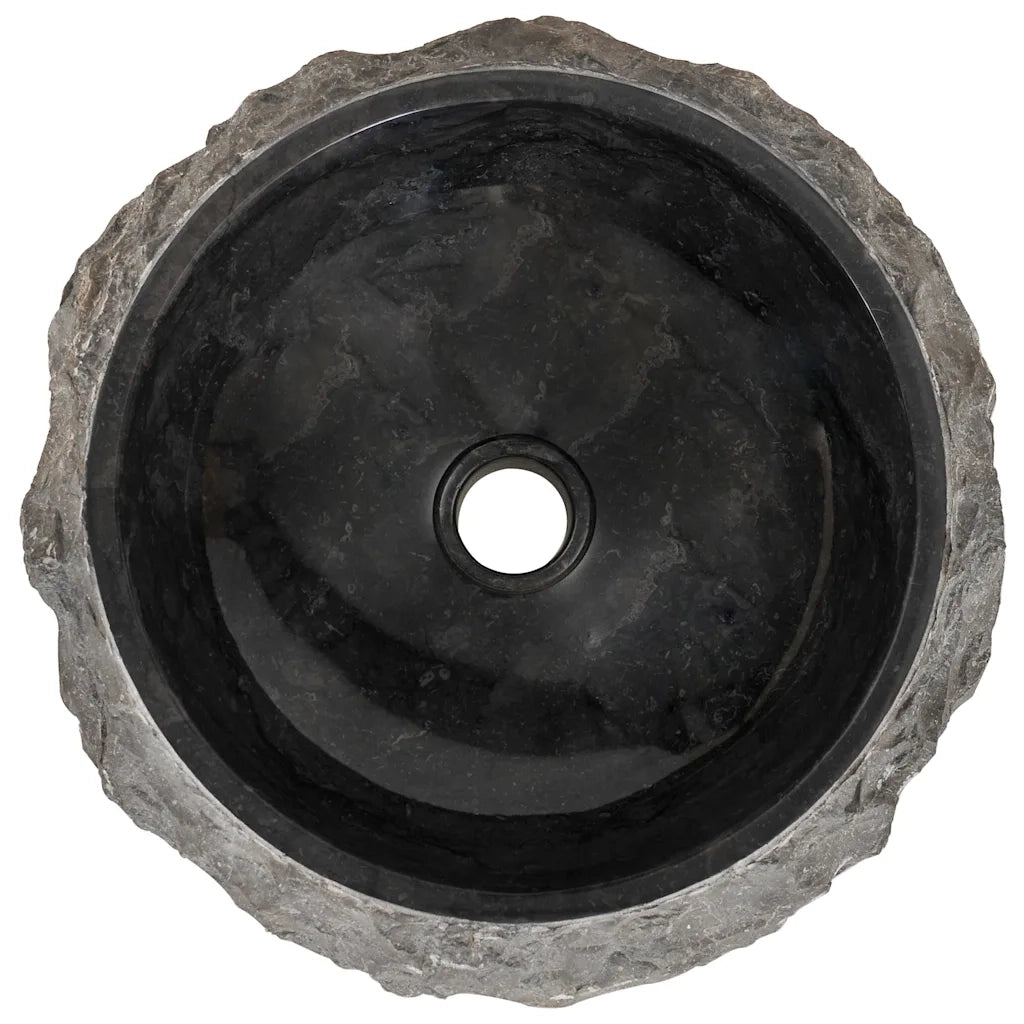 Lavandino-Lavabo-Lavello 40x12 cm in Marmo Nero 218446