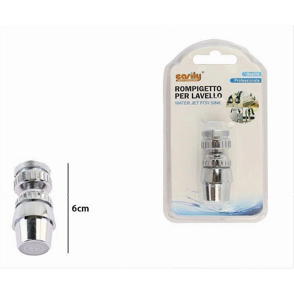 Trade Shop - Rompigetto Per Rubinetto Lavello Cucina Areatore Cromato Snodo Universale 87170 -