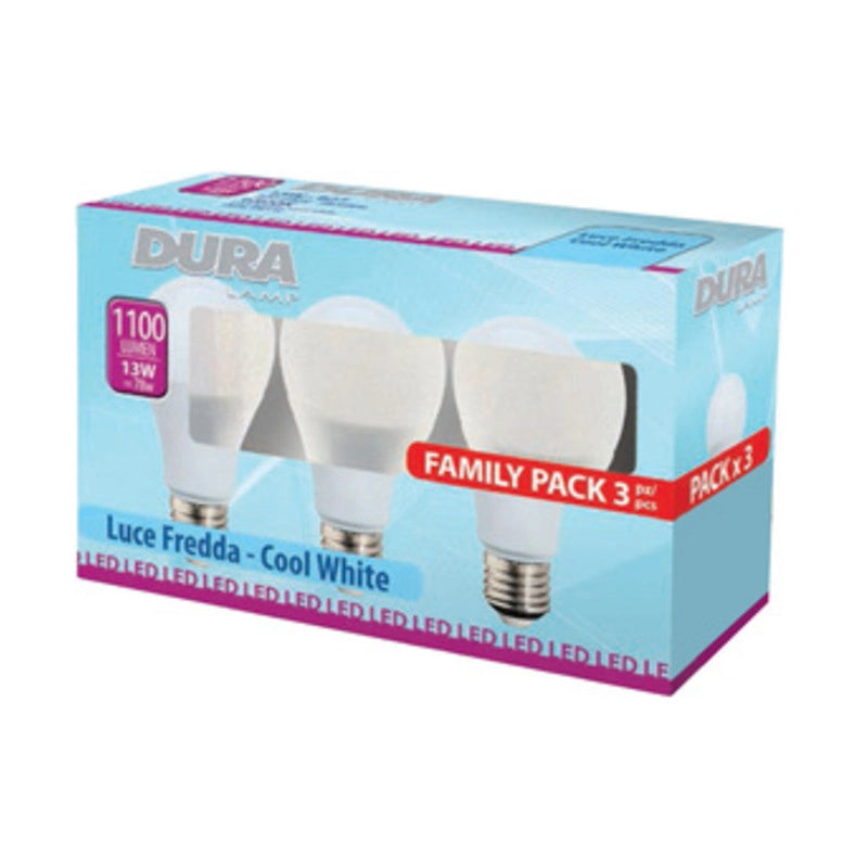 LED SET 3 GOCCIA 13WE27-L.1100-6400K FREDDA* DURALAMP CF 6,0