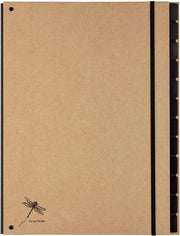 Organizzatore con 12 cassette - nero, sostenibile - cartone riciclato