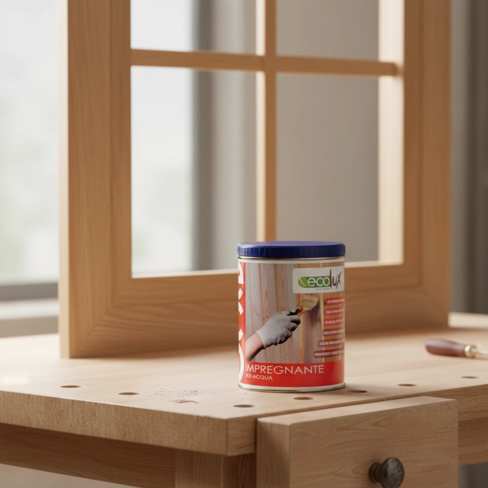 Ecolux impregnante fondo protettivo acrilico pigmentato rovere per legno *** formato 0,750 lt, confezione 1