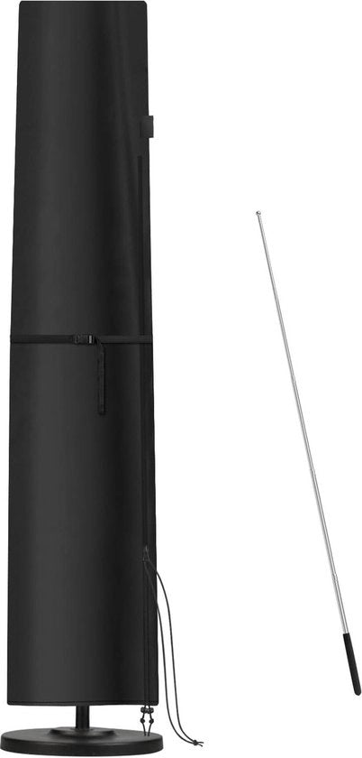 Ombrellone impermeabile per parasole - 3-5 metri - con manico - parasol a vento/parasol da terra - 280 x 50/60 cm ombrellone impermeabile