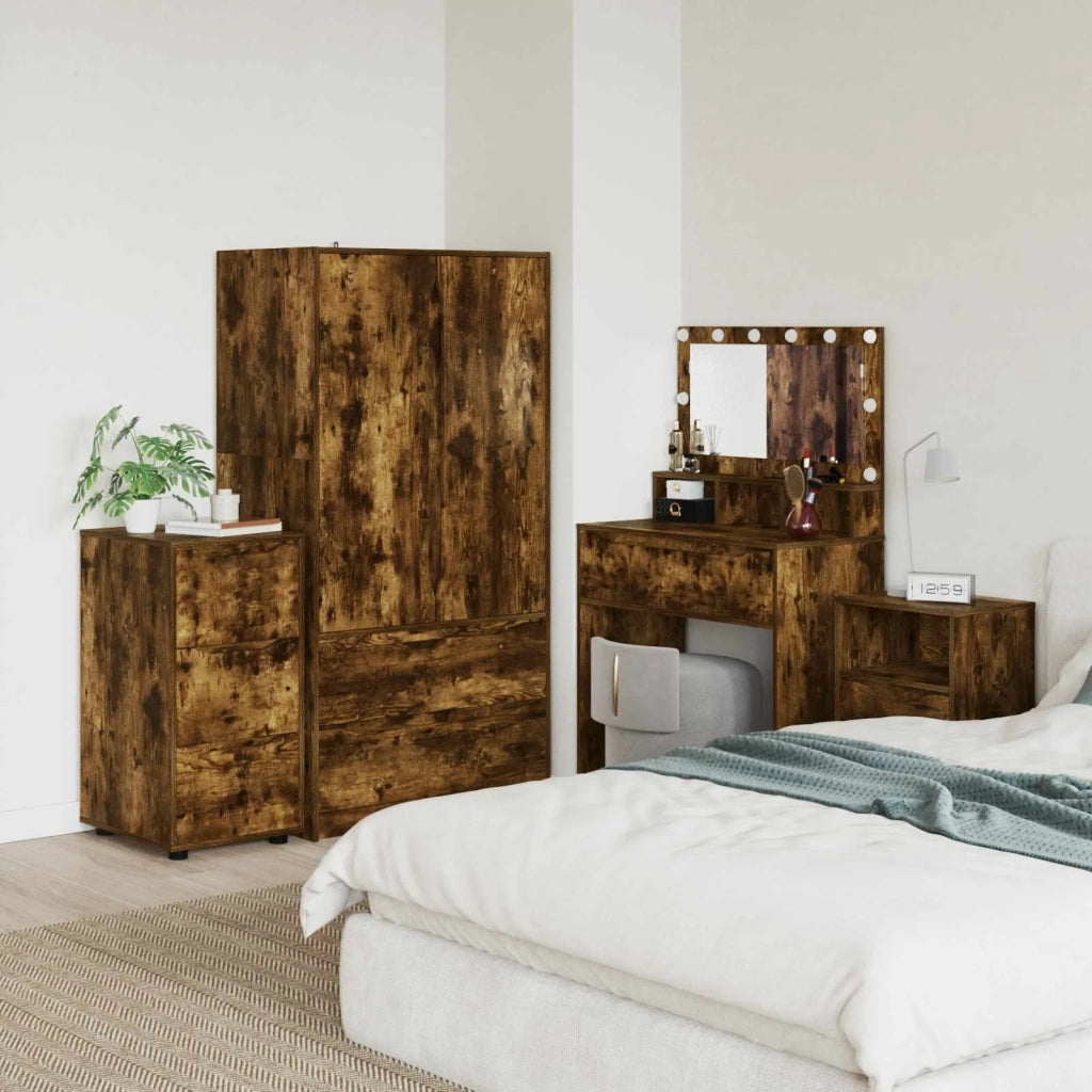 Armadio Rovere fumé 40 x 48 x 81 cm Legno multistrato 888872