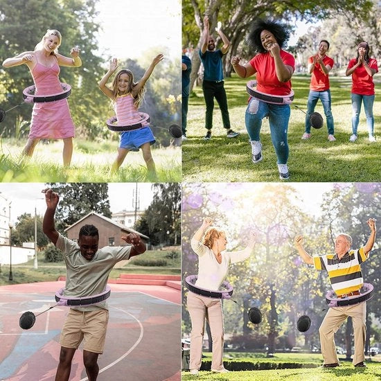 Tonica Magica per Fitness per Adulti e Bambini - Regolabile - Massaggiante - 16 Parti Ricambiabili - Allenamento per Dimagrire