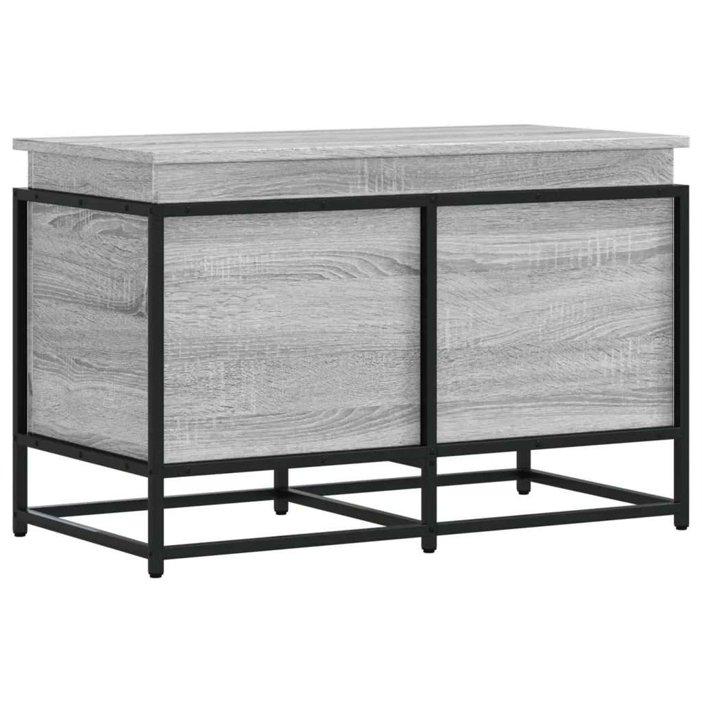 Contenitore con Coperchio Grigio Sonoma 80x40x51,5cm Truciolato CFW1630595