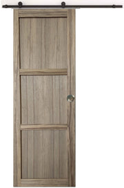 Porta Scorrevole Frake 3 Ante H204 x L73 + guida a rulli + 2 gusci senza maniglia