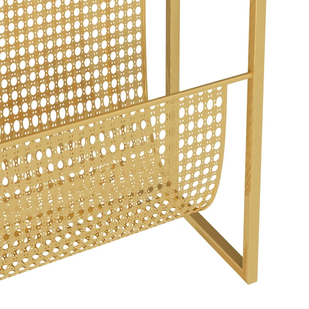 Portariviste Oro 35x15x45 cm in Acciaio CFW6602325