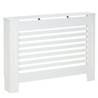 Copritermosifone in Legno MDF Bianco 112x19x81 cm