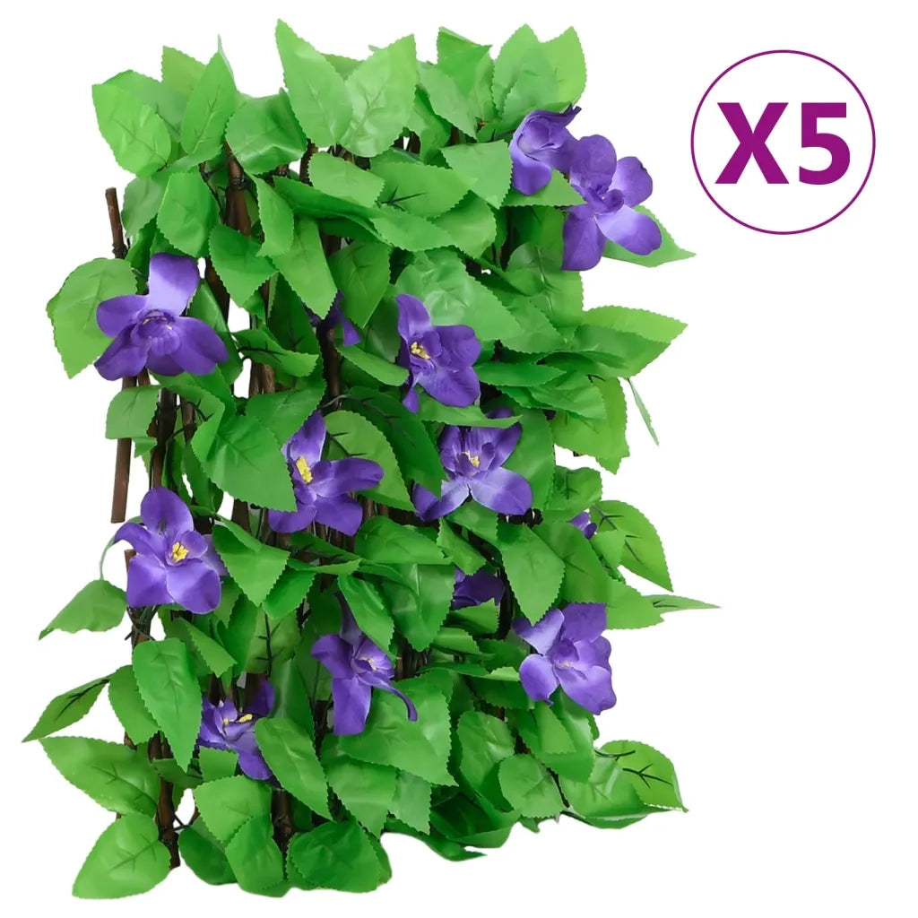 Traliccio Edera Artificiale Espandibile 5 pz Verde 180x20 cmcod mxl 112999