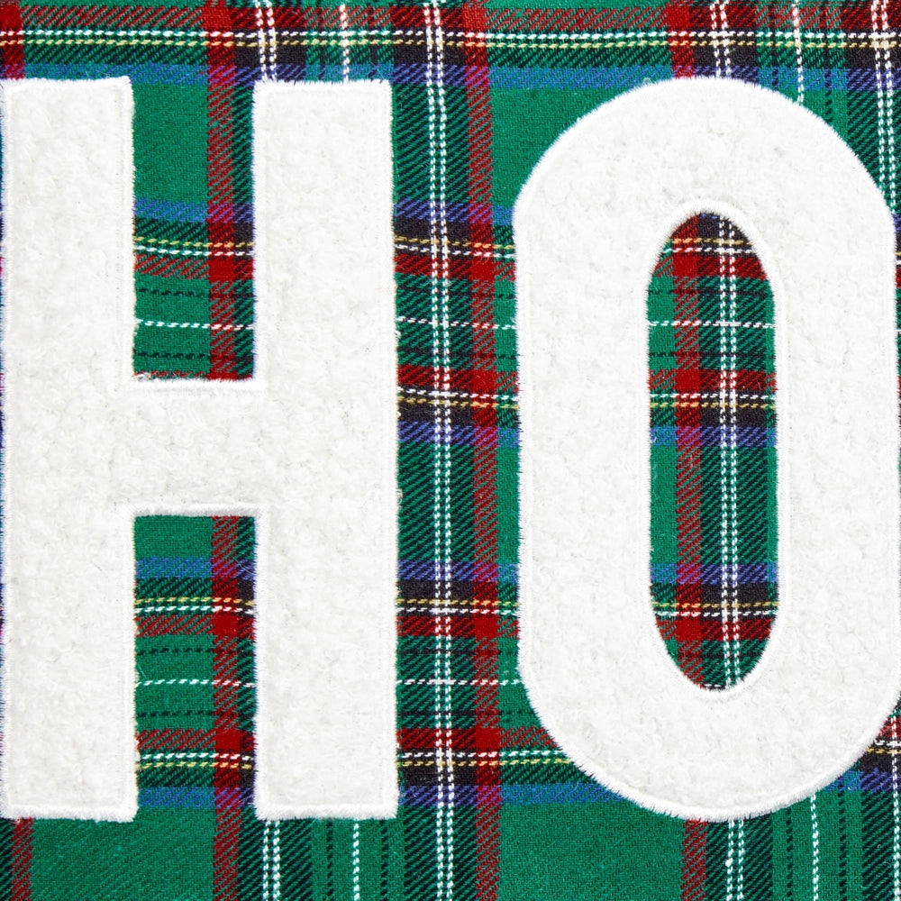 Set di 2 cuscini sparsi in tessuto poliestere verde con motivo natalizio Tartan 45 x 45 cm Accessorio per la decorazione