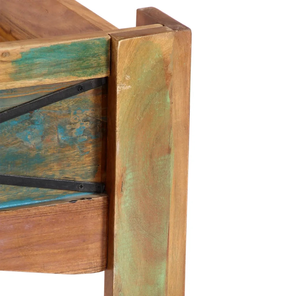 Giroletto senza Materasso in Legno di Recupero 140x200 cm 247666