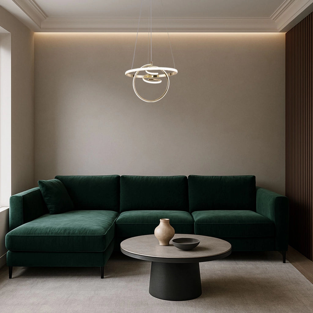 Lampada A Sospensione Led G066-cp Gold