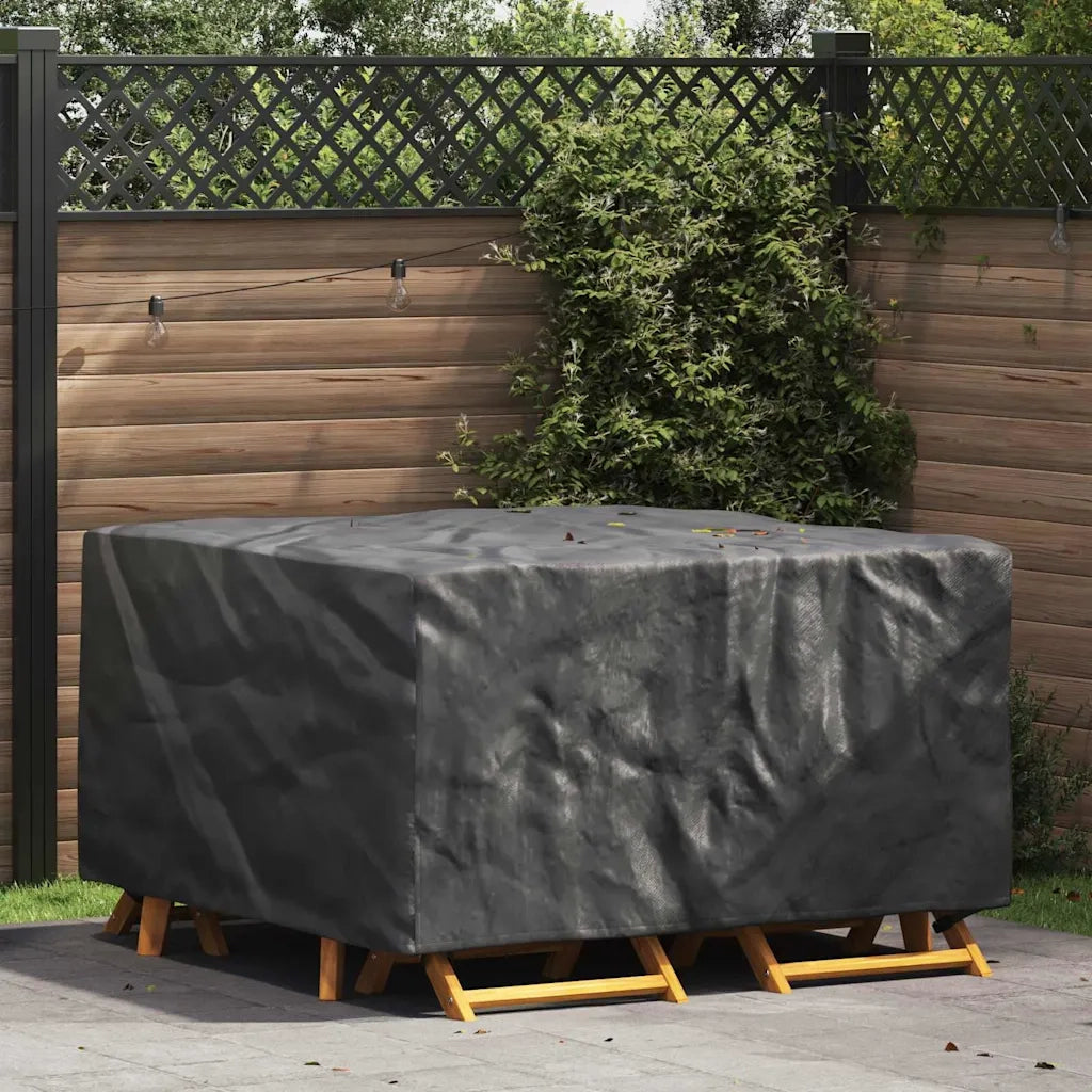 vidaXL Copertura per mobili da esterno Nero 150 x 150 x 75 cm 420D