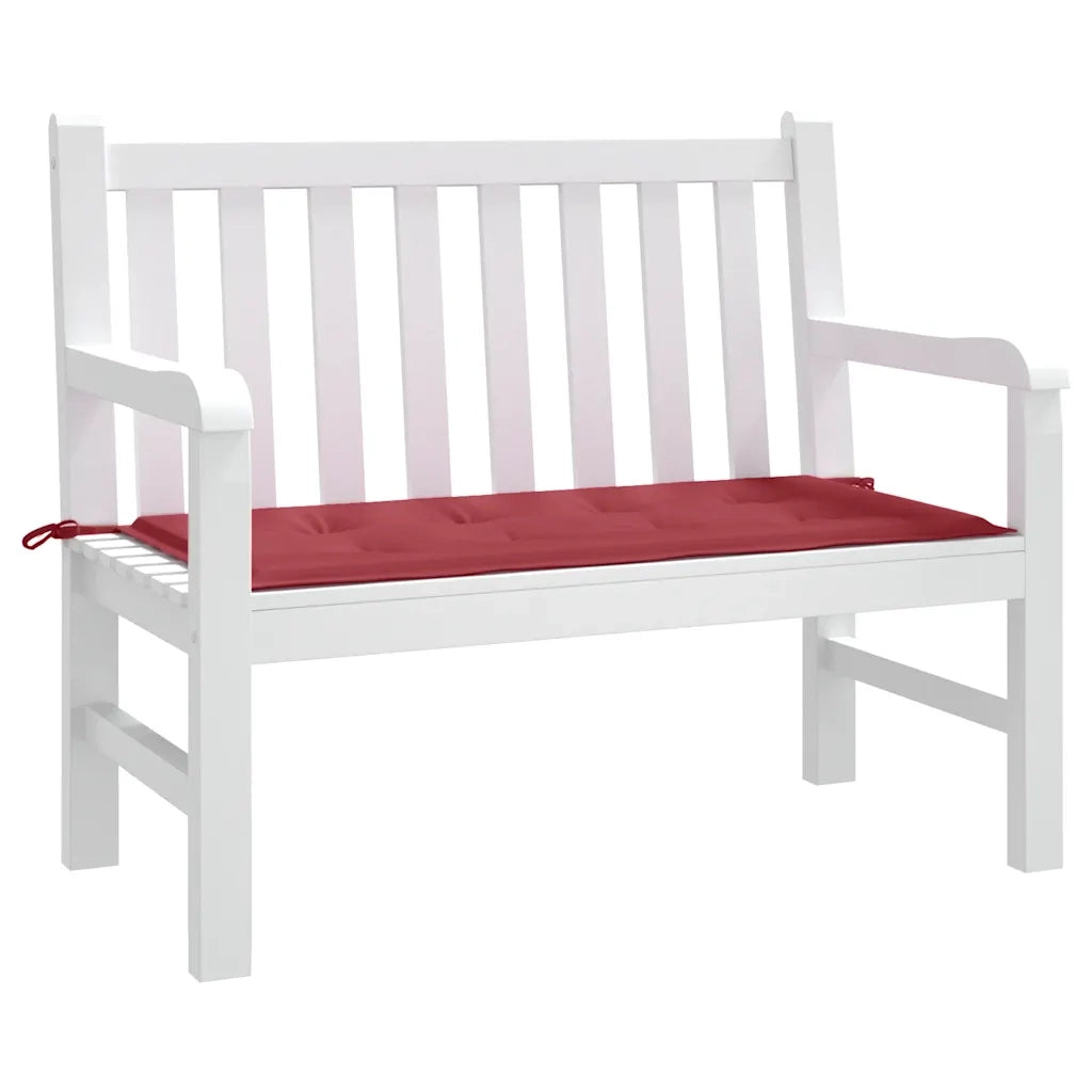 Cuscino per Panca Rosso Vino 120x50x4 cm in Tessuto Oxford 314080