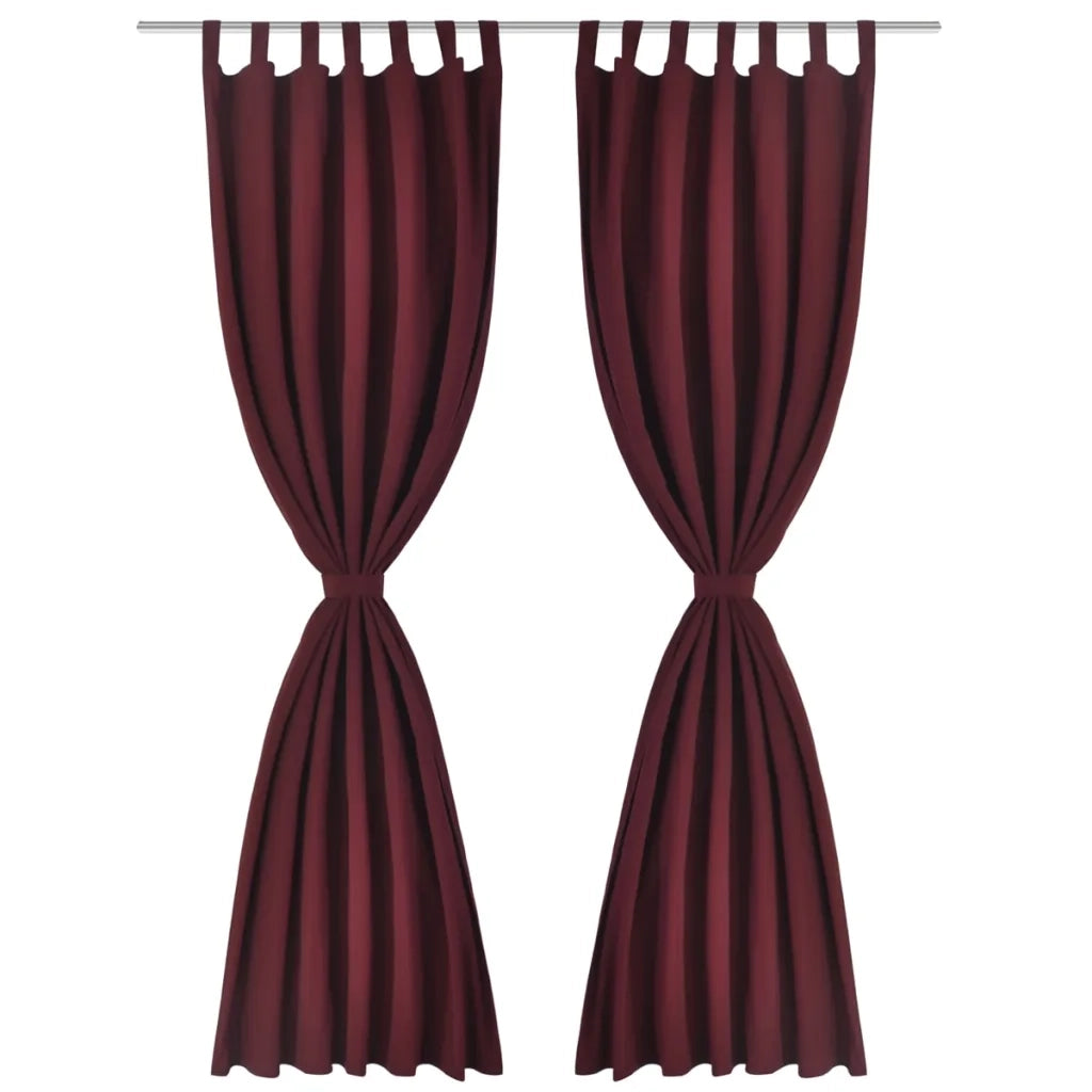 Tende Micro-Raso BordÃ² 2 pezzi con Occhielli 140 x 245 cm cod mxl 63594