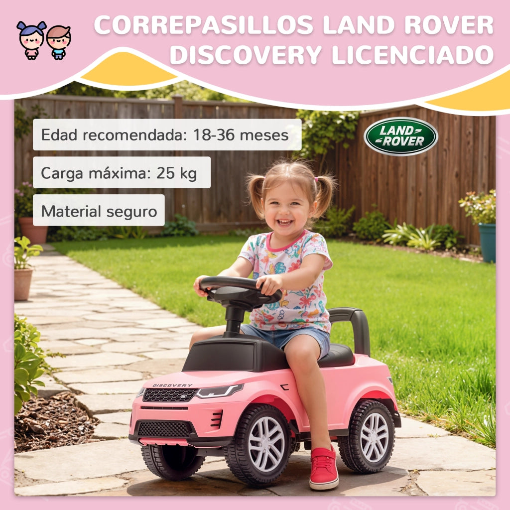 Correpasillos Land Rover con Cassetti e Suoni ¨C Zephmum ¨C Rosa