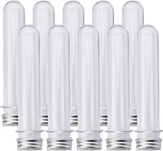 Viti di accoppiamento trasparenti in plastica con copertura a viti 32 x 162 mm 100 ml - 10 pezzi