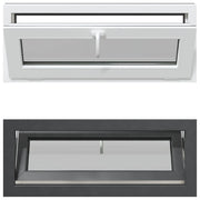 Finestra per Soffitta RISOR 100 x 40 cm PVC e Vetro Antracite CFW8570089