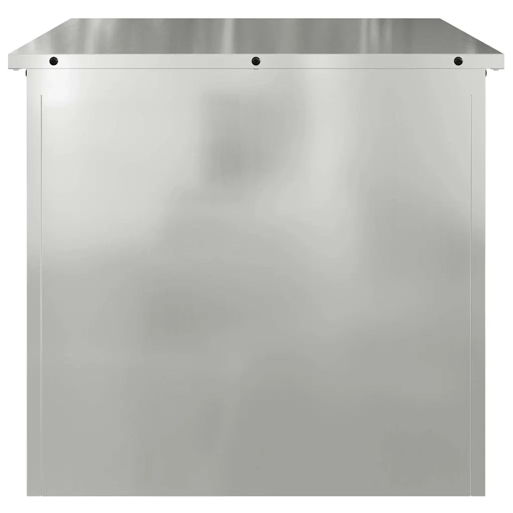 Scatola di Stoccaggio Esterno Argento 55 x 50,5 x 50 cm Acciaio CFW5707711