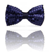 Trade Shop - Papillon Paillettes Viola Teatro Paillette Raso Cravattino Farfallino Cravatta -