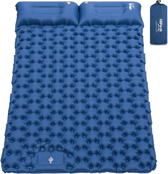 Matrimoniale aria espandibile per 2 persone 120 x 200 cm Letto per campeggio doppio ISO Matrimoniale aria espandibile per tenda Ultralight con cuscino