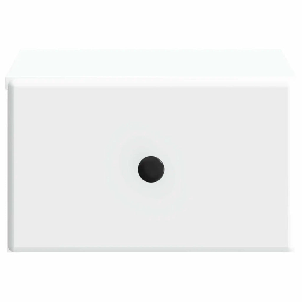 Mobiletto da notte a muro 2 pcs Bianco 34,5 x 33 x 20 cm 899106