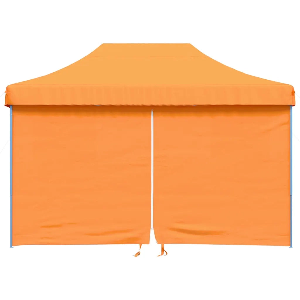 Tendone per Feste Pieghevole Pop-Up con 4 Pareti Arancione 4005025
