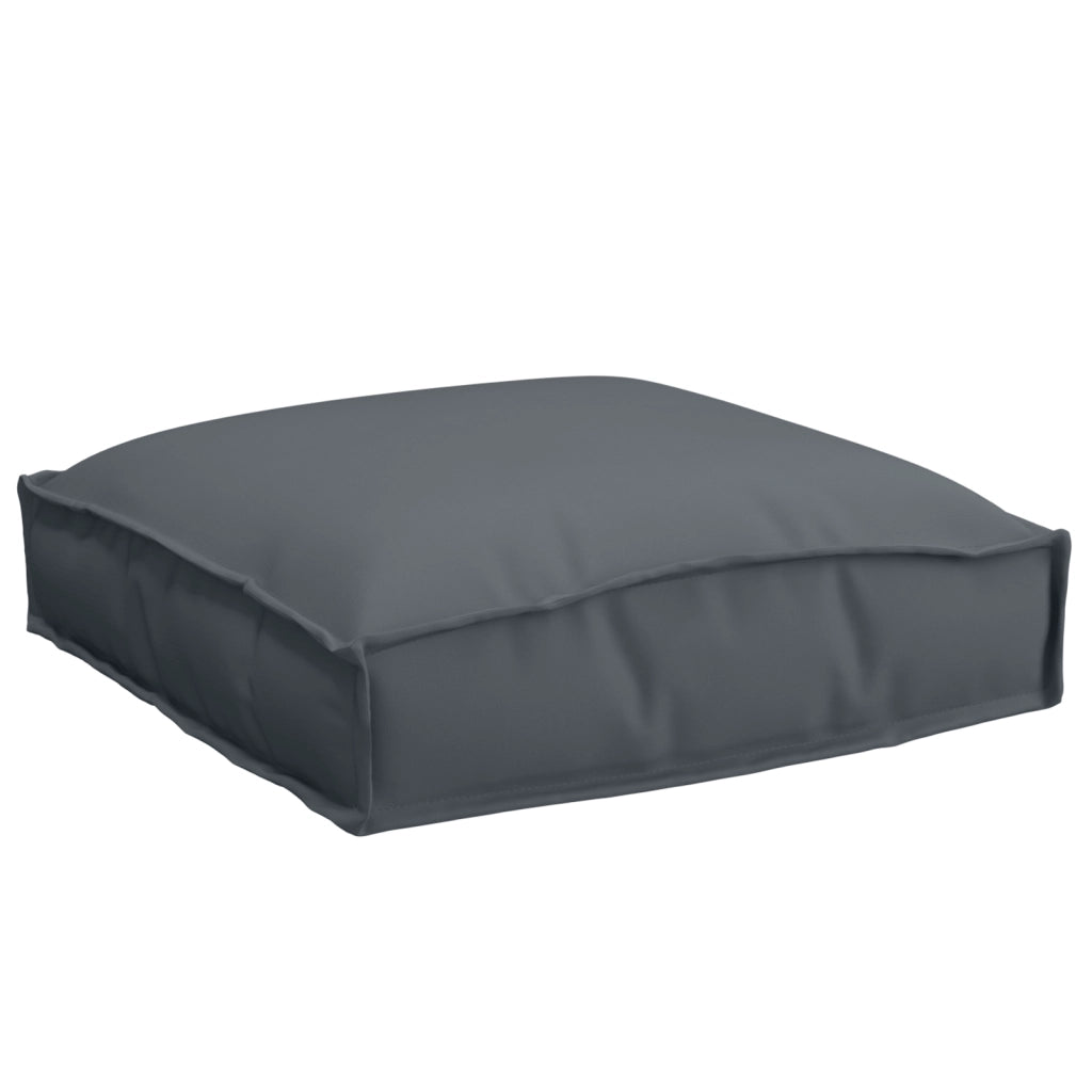 Cuscini per pallet per seduta 2 pz Antracite 40x40x8 cm Tessuto Oxford