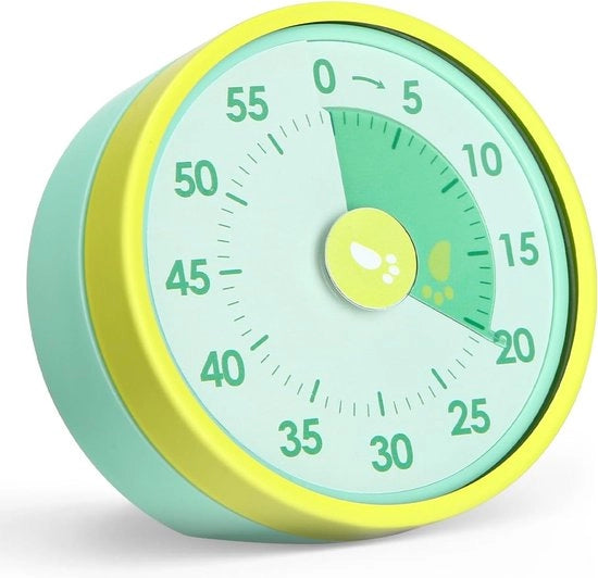 Timer Visivo con Schermo LED - Timer Magnetico - Timer per Bambini - Funzione Stopwach - Regolazione di Luminosità - Timer Programmabile - Strumento di Gestione del Tempo per la Cucina - Scuola e Ufficio