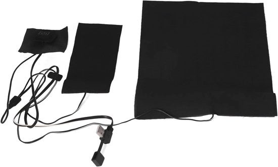 Cuscino Elettrico di Riscaldamento Impermeabile per Giacca da Pellegrino - 3 Impostazioni di Temperatura, Connettore USB e Funzionalità 2 in 1