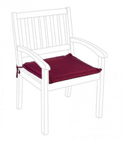 Cuscino Poly180 Bordeaux per Poltrona in Tessuto per Esterno