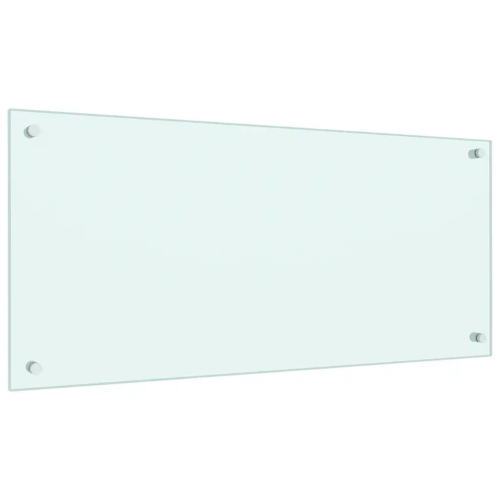 Paraschizzi per Cucina Color Latte 90x40 cm in Vetro Temperato 249457