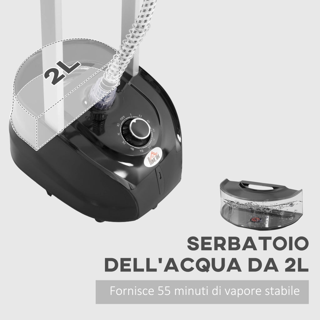 Stiratrice a Vapore 1950W Ferro da Stiro Verticale 35x25x23 cm Bianco