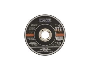 DISCHI DA TAGLIO E DA SGROSSO CENTRO DEPRESSO PER FERRO Ø MM.115- - ø mm.115x6,4 foro 22,2 da sgrosso per ferro - 25 pezzi EXCEL